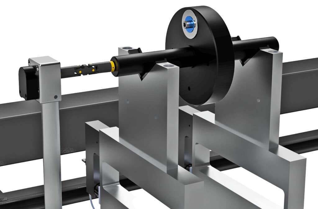 ProBal crankshaft balancer calibration setup with proving rotor
