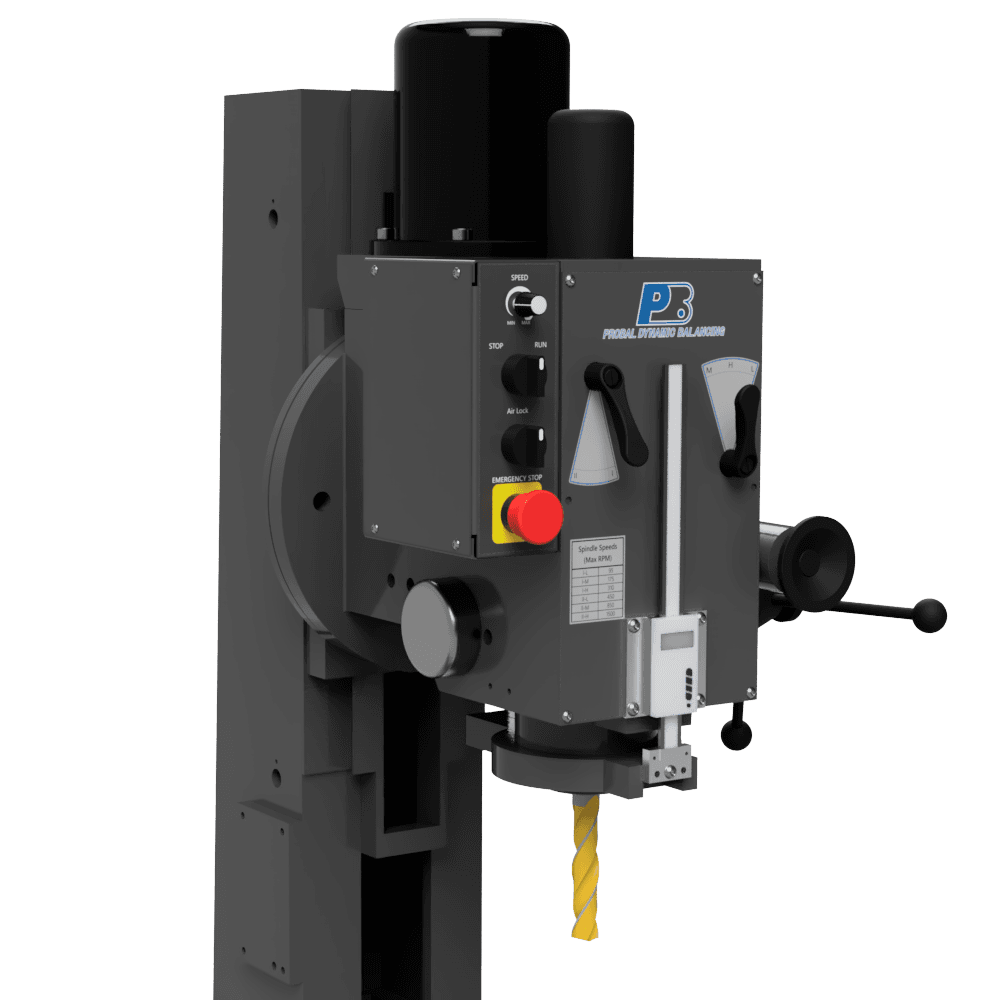 ProBal PB-L500 overhead drive system for crankshaft balancing