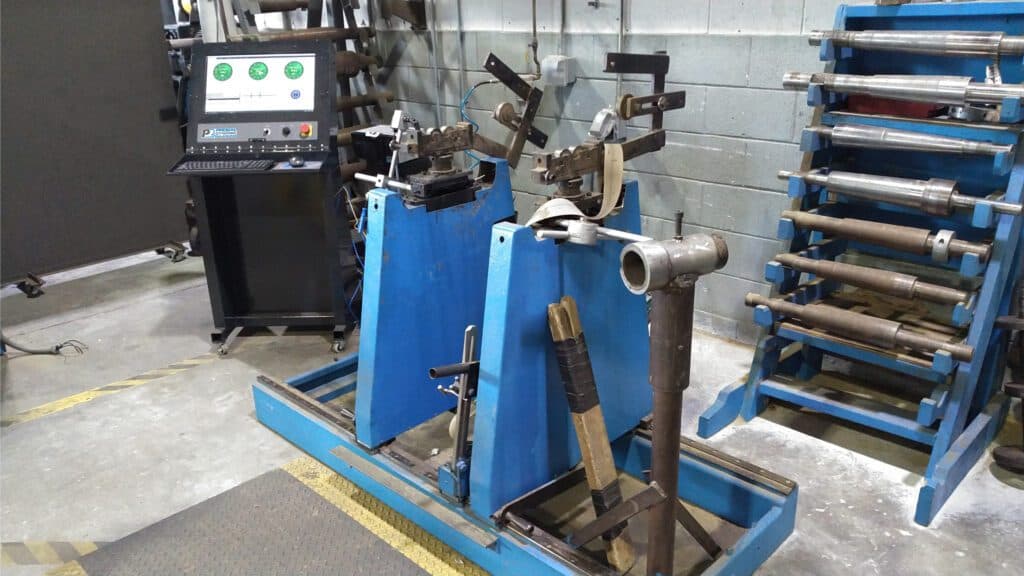 ProBal electronics upgrade installed on Dynamics Research balancing machine