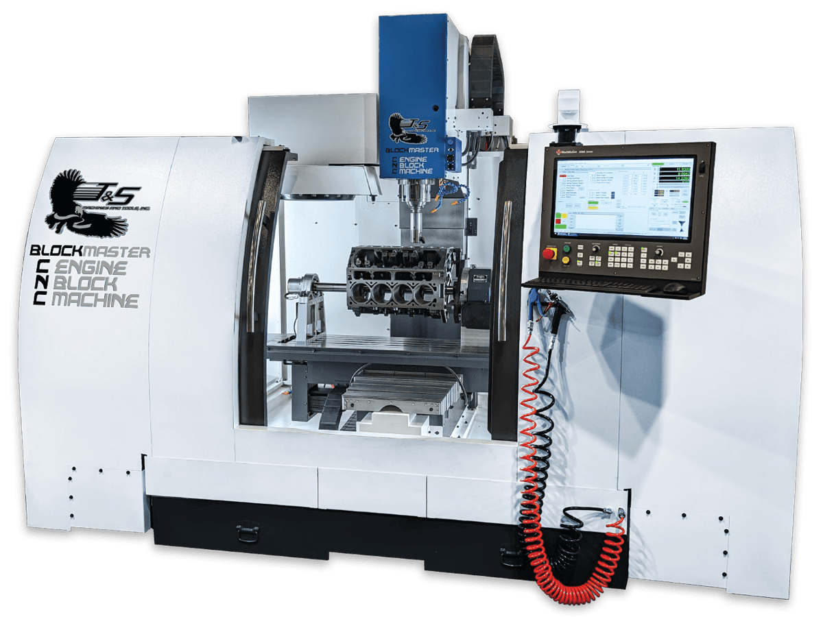 TS1000 BlockMaster CNC Engine Block Machining Center with full enclosure