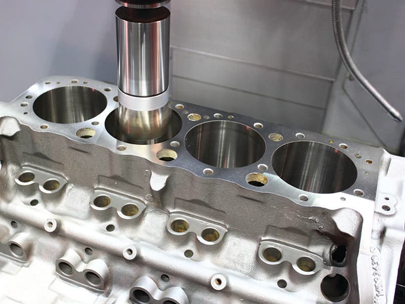 BlockMaster CNC cylinder boring operation detail